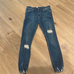 Free People distressed denim